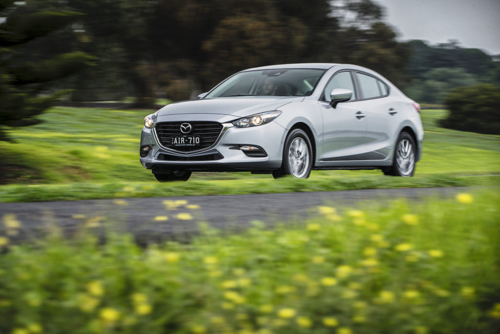 The Mazda3 Sedan. The Mazda3 Sedan.